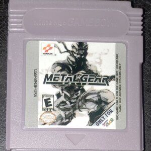 Metal Gear Solid GBC Video Game Gameboy Color